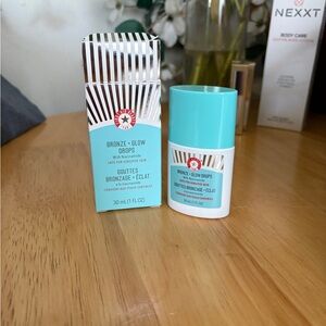First Aid Beauty Bronze + Glow Drops With Niacinamide Full Size 1 fl oz,BNIB,NEW